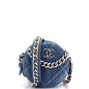 Chanel 19 Round Clutch With Chain #254988C26B